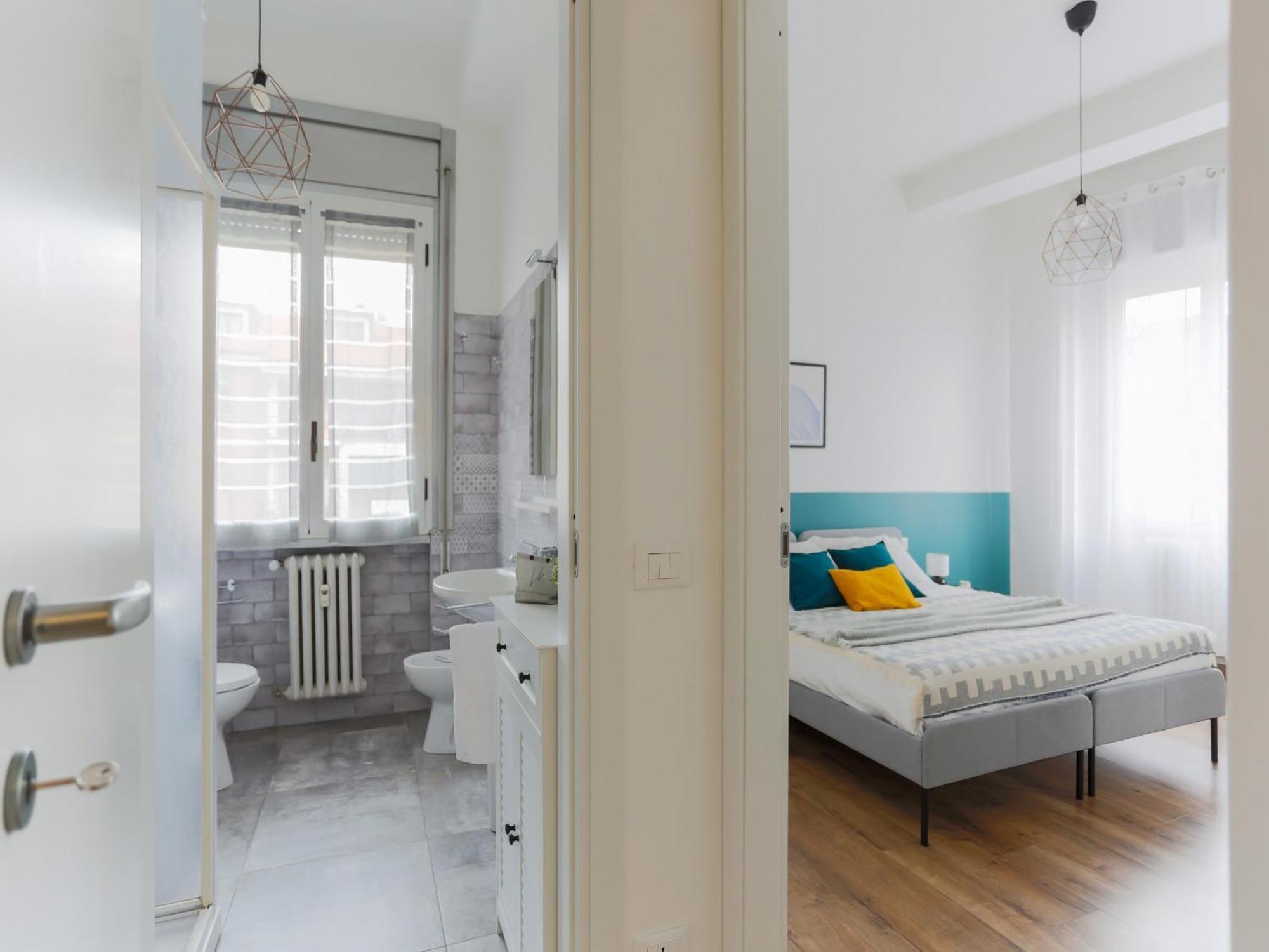 The Best Rent - Cozy Two-Bedroom Apartment Near Colonne S Lorenzo ミラノ エクステリア 写真